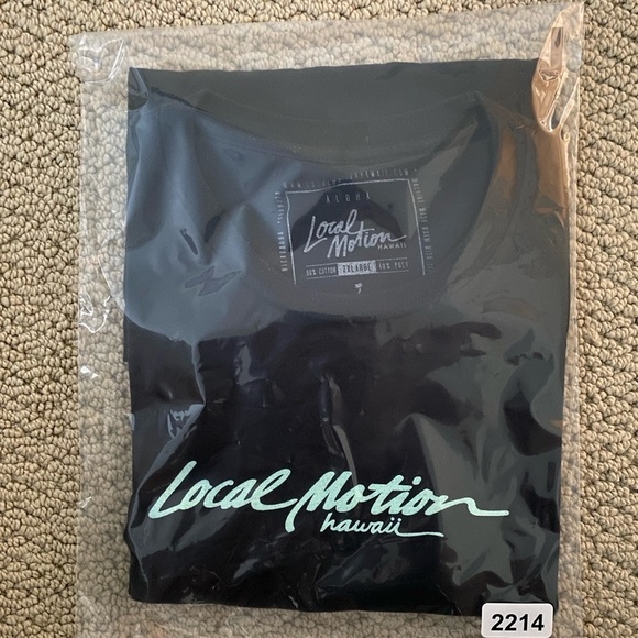 LOCAL MOTION Salt Water Surf Hawaiian Tee Shirt Men 2XL XXL - Picture 6 of 6